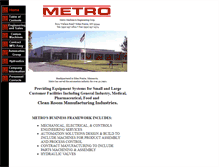 Tablet Screenshot of metromachine.com